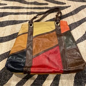 Bag, Patchwork Construction Shoulder